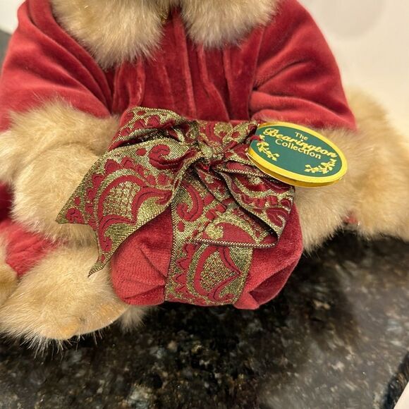 Vintage Bearington Collection Virginia #1072 Christmas Teddy Bear - Picture 5 of 11